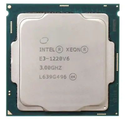 BX80677E31220V6 - Intel Xeon E3-1220 V6 4-Core 3.00GHz 8GT/s DMI3 8MB SmartCache Socket FCLGA1151 Processor