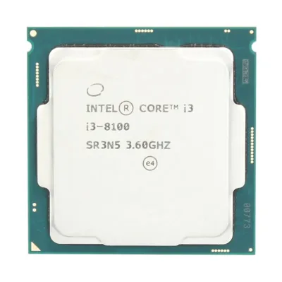 BX80684I38100 - Intel 8th Generation Core i3-8100 Quad Core 3.60GHz 6MB L3 Cache Socket 1151 Processor (Tray part)