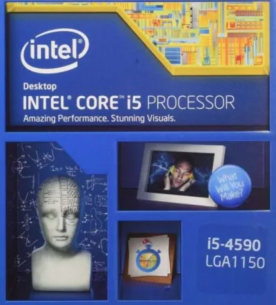 BXC80646I54590 - Intel Core i5-4590 Quad Core 3.30GHz 5.00GT/s DMI 6MB L3 Cache Socket LGA1150 Desktop Processor