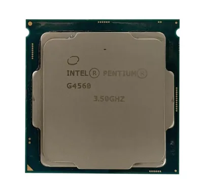 BXC80677G4560 - Intel Pentium G4560 2-Core 3.50GHz 8GT/s DMI3 3MB Cache Socket FCLGA1151 Processor
