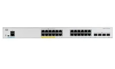 C1000-24FP-4X-L - Cisco Catalyst 1000-24FP POE+ 24 x Ports 10/100/1000Base-T 4 x SFP Uplink Layer 2 Managed Gigabit Ethernet Network Switch