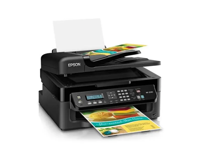 C11CC37201 - Epson WorkForce 2530 (5760 x 1440) dpi ISO 9ppm (Mono) / 4.7ppm (Color) 33.6Kbps Fax Modem 100-Sheets USB 2.0 Wi-Fi All-In-One Color Inkjet
