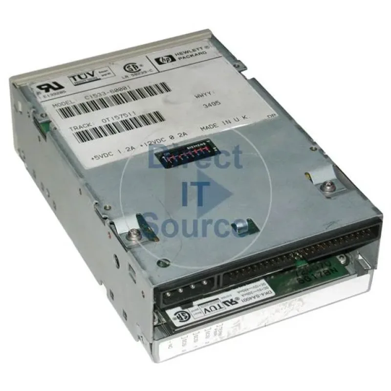 C1533-00155 - HP 4/8GB 4mm Single-Ended SCSI-2 DDS-2 DAT Tape Drive