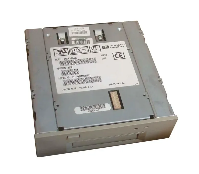 C1536-00480 - HP 2 / 4GB DDS-1 SCSI Tape Drive