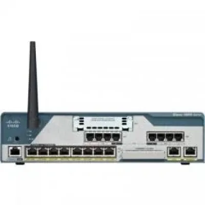 Cisco C1861-SRST-C-B/K9 1861 Integrated Services Router 9 x 10/100Base-TX, 1 x 10/100Base-TX, 4 x FXS, 2 x ISDN BRI 1 x HWIC
