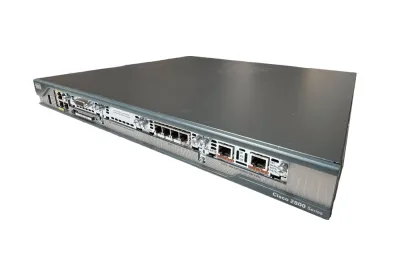Cisco C2801-VSEC-CCME/K9 2801 Integrated Services Router 2 x 10/100Base-TX LAN 2 x AIM, 4 x Interface card slot, 1 x PVDM, 1 x PVDM, 1 x CompactFlash (CF) Card Router