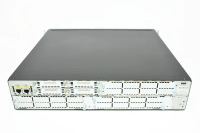 Cisco C2851SEC/K9-U-SRST 2851 Integrated Service Router 4 x HWIC, 1 x Network Module, 1 x EVM, 3 x PVDM, 2 x AIM 2 x 10/100/1000Base-T