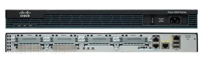 2 Cisco 2901 Integrated Services Router Ports