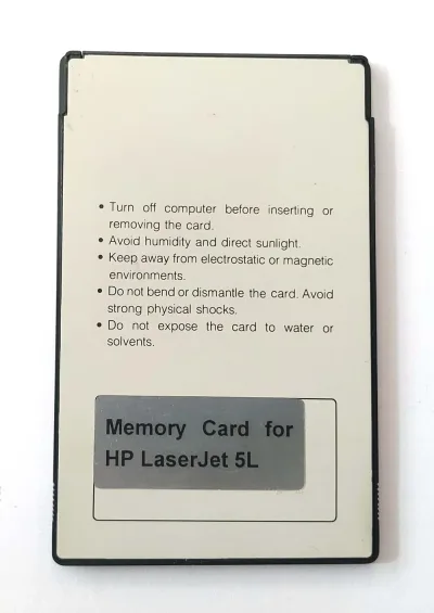 C3148A - HP 4MB DRAM Memory Card for LaserJet 5L / 6L