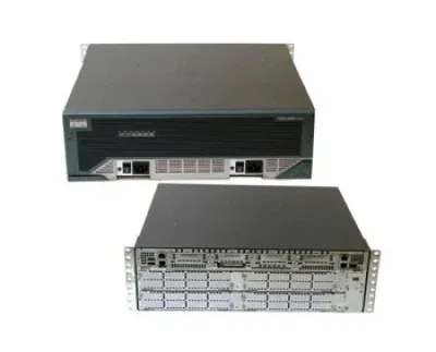 Cisco C3845-VSEC-CCME/K9 3845 Integrated Services Router 2 x 10/100/1000Base-T LAN 4 x HWIC, 4 x Network Module, 1 x SFP (mini-GBIC), 3 x PVDM, 1 x PVDM, 2 x AIM, 1 x CompactFlash (CF) Card Integrated Services Router
