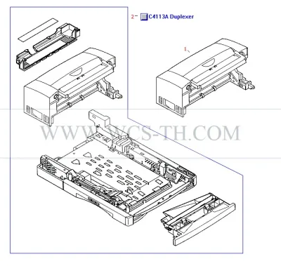 C4113A - HP Duplexer Assembly for LaserJet 5000 Printer