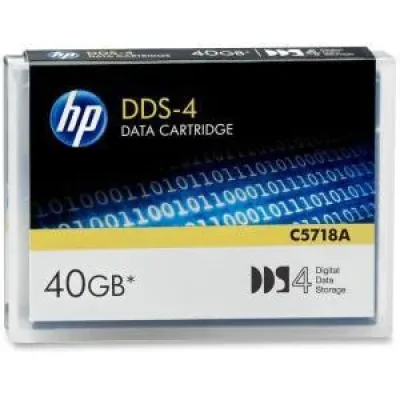 C5718A - HP 20/40GB 4MM DDS-4 150m DATA Cartridge
