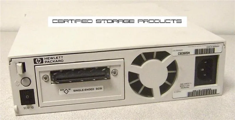C6365A - HP Smart Storage 12/24GB DAT DDS-3 4mm SCSI Narrow Single Ended Tape Drive