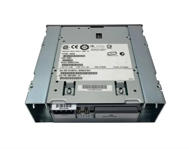C7438-00626 - HP StorageWorks 36GB (Native) / 72GB (Compressed) DAT-72i DDS-5 SCSI LVD Single Ended 68-Pin 5.25-inch Internal Tape Drive (Carbon)