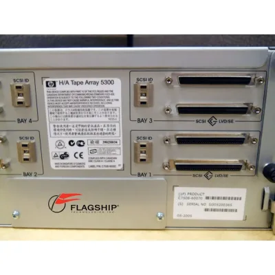 C7508B - HP StorageWorks 5300 Tape Array Storage Enclosure 4 X 5.25-inch-inch 1/2h Front Accessible Hot-pluggable Graphite,quartz Rohs