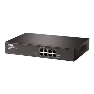 C752K - Dell PowerConnect 2808 8 x Ports 10/100/1000Base-T Gigabit Ethernet Managed Switch