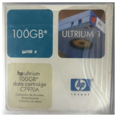 C7970A - HP C7970A LTO Ultrium 1 Data Cartridge LTO-1 50 GB (Native) / 100 GB (Compressed) 1046.59 ft Tape Length 1 Pack