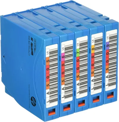 C7975AG - HP 5 Pack Non Custom Label LTO Ultrium 5 1.5TB/3.0TB Data Cartridge