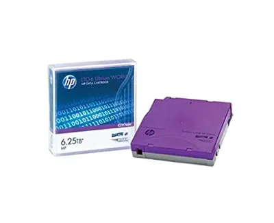 C7976W - HP LTO-6 Ultrium 2.50TB Native / 6.25TB Compressed Metal Particle (MP) RW Tape Data Cartridge