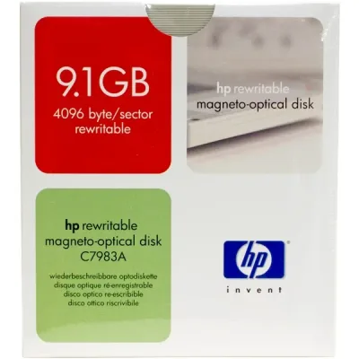 C7983A - HP 9.1GB Rewritable 5.25-inch Magneto Optical Media