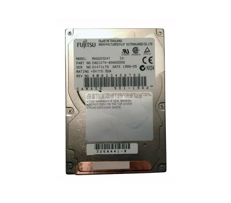CA01678-B940000G - Fujitsu Mobile 3.2GB 4000RPM ATA-33 512KB Cache 2.5-inch Hard Drive