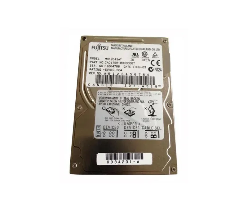 CA01758-B903000T - Fujitsu Mobile 4.32GB 4200RPM ATA-33 512KB Cache 2.5-inch Hard Drive