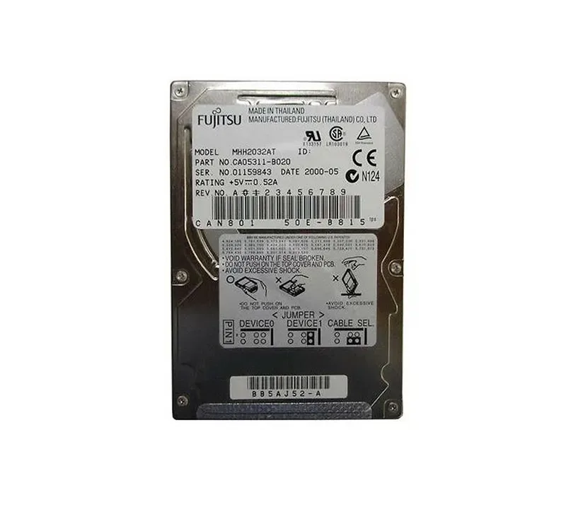 CA05311-B020 - Fujitsu Mobile 3.2GB 4200RPM ATA-33 512KB Cache 2.5-inch Hard Drive