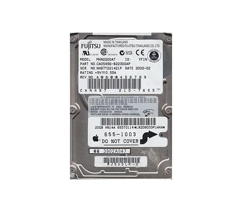 CA05456-B22300AP - Fujitsu Mobile 20GB 4200RPM ATA-100 2MB Cache 2.5-inch Hard Drive