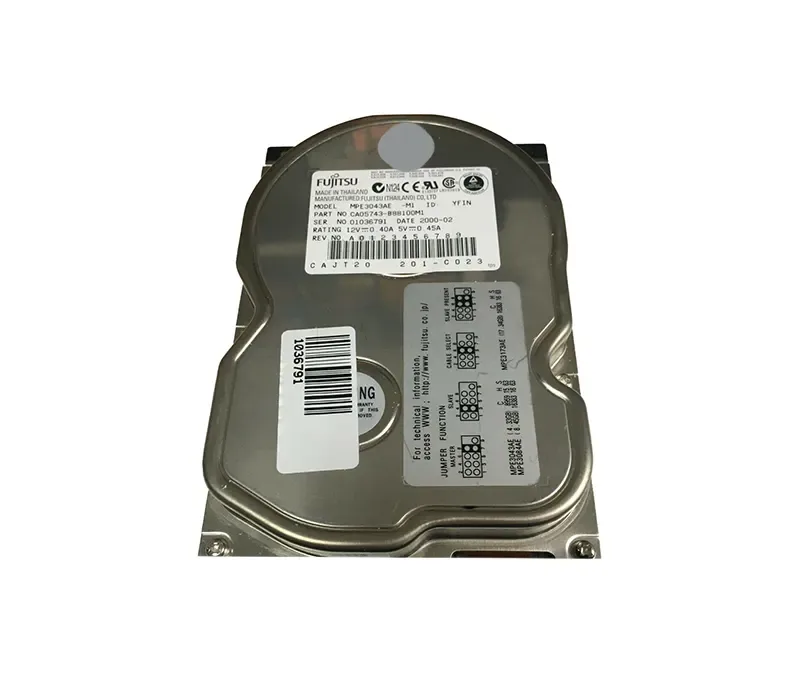 CA05743-B88100M1 - Fujitsu 4GB 5400RPM ATA-66 3.5-inch Hard Drive