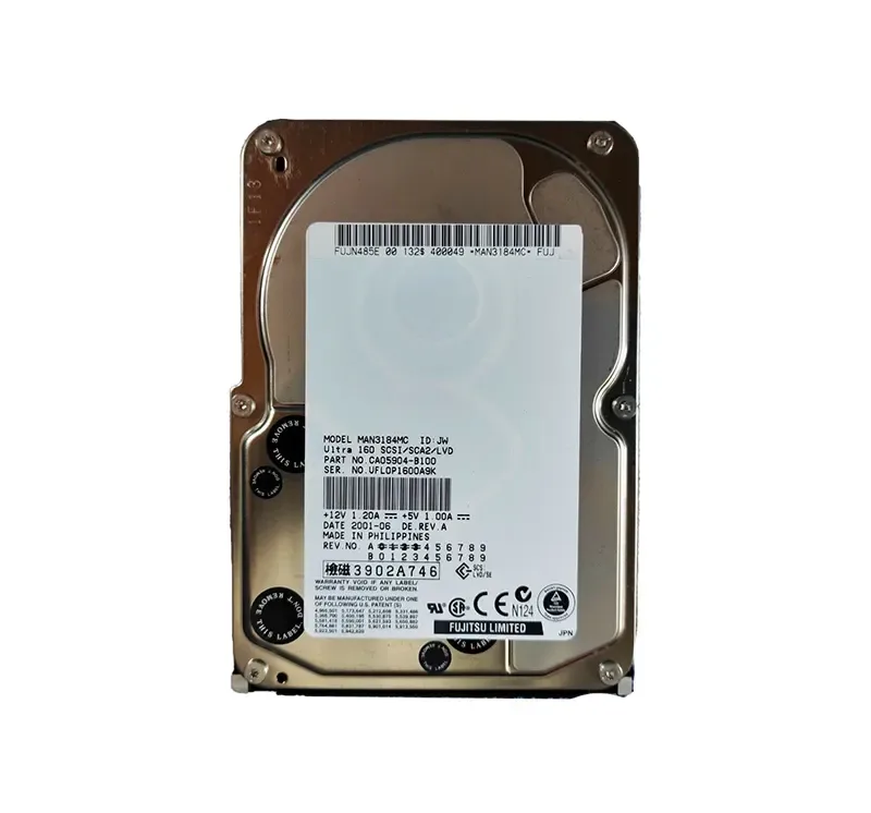 CA05904-B100 - Fujitsu 18GB 10000RPM Ultra 160 SCSI 3.5-inch Hard Drive