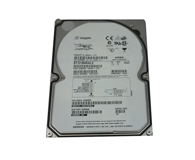 CA05904-B10500HB - Fujitsu 18GB 10000RPM Ultra 160 SCSI 3.5-inch Hard Drive