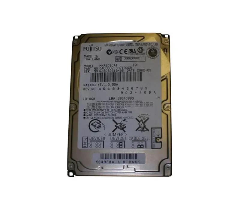 CA06062-B37100CR - Fujitsu Mobile 10GB 4200RPM ATA-100 2MB Cache 2.5-inch Hard Drive