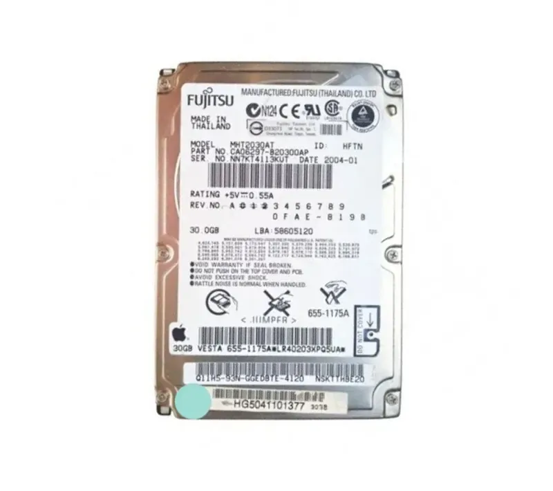 CA06297-B20300AP - Fujitsu Mobile 30GB 4200RPM ATA-100 2MB Cache 2.5-inch Hard Drive
