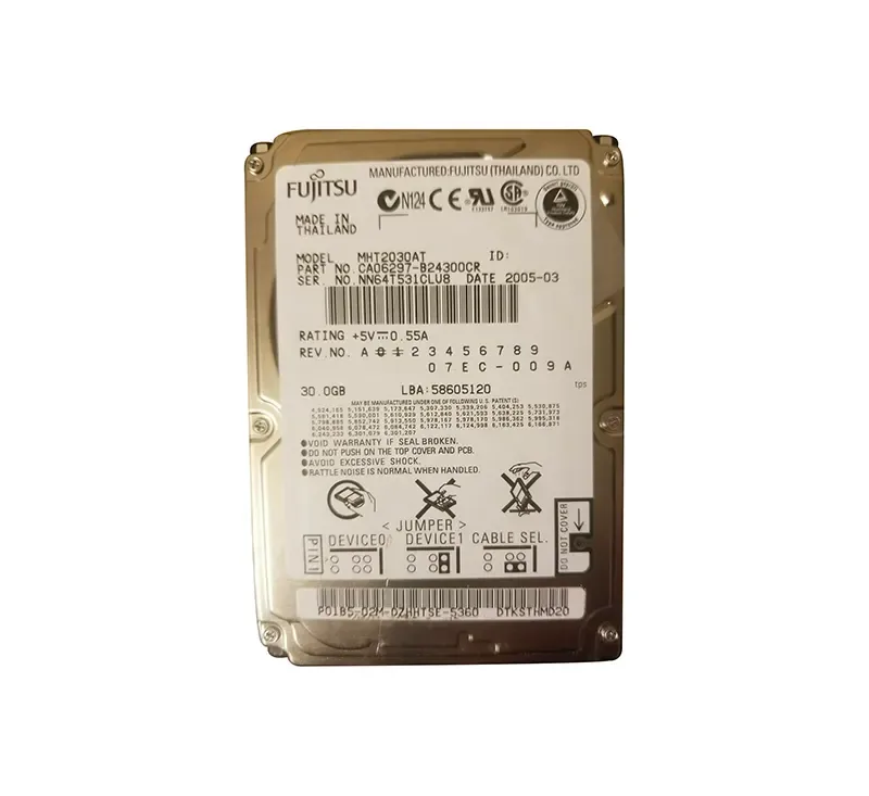 CA06297-B24300CR - Fujitsu Mobile 30GB 4200RPM ATA-100 2MB Cache 2.5-inch Hard Drive