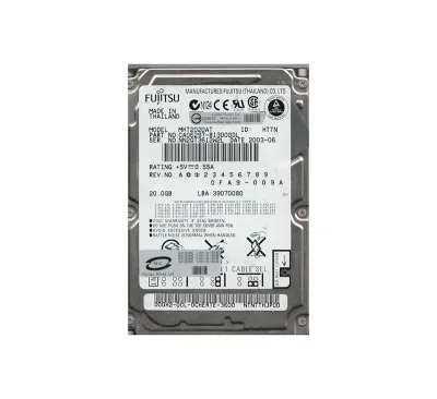 CA06377-B138000B - Fujitsu Mobile 80GB 5400RPM ATA-100 8MB Cache 2.5-inch Hard Drive