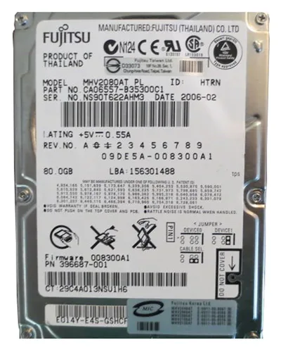 CA06499-B040 - Fujitsu Mobile 100GB 4200RPM ATA-100 8MB Cache 2.5-inch Hard Drive