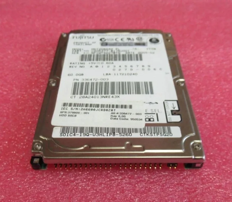 CA06531-B210000B - Fujitsu Mobile 40GB 5400RPM ATA-100 8MB Cache 2.5-inch Hard Drive