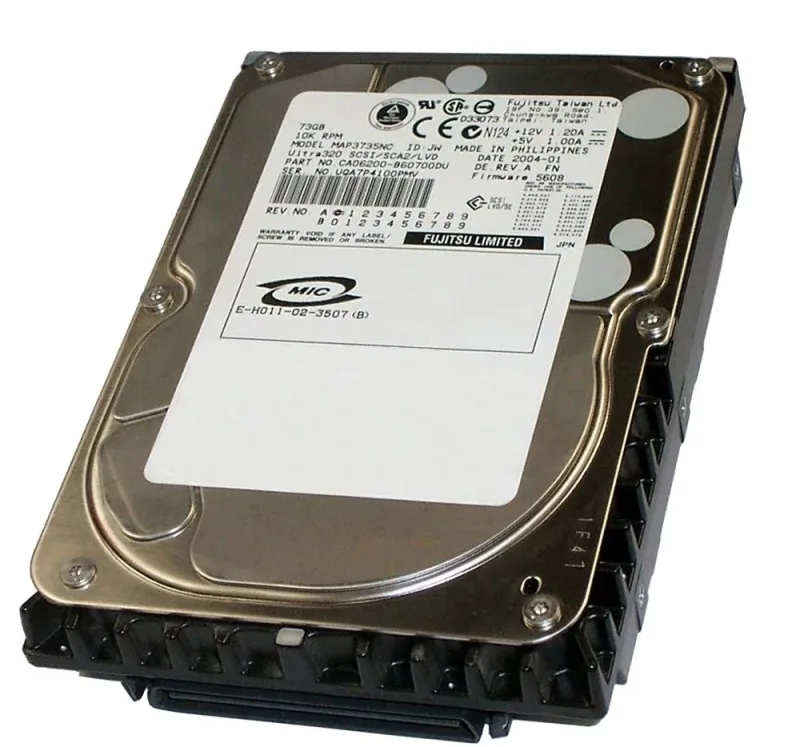 CA06550-B160 - Fujitsu Enterprise 73.5GB 10000RPM Ultra-320 SCSI 68-Pin 8MB Cache 3.5-inch Internal Hard Disk Drive