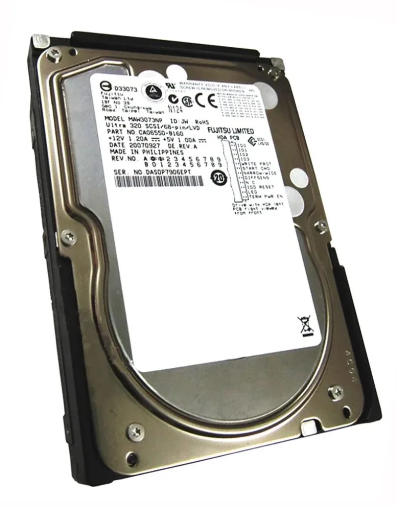 CA06550-B17700SE - Fujitsu Enterprise 73.5GB 10000RPM Ultra-320 SCSI 68-Pin 8MB Cache 3.5-inch Hard Disk Drive
