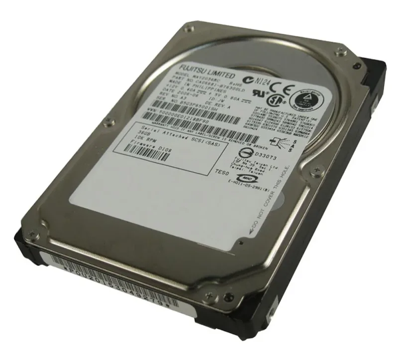 CA06681-B16500CP - Fujitsu Enterprise 36.7GB 10000RPM SAS 3GB/s 8MB Cache 2.5-inch Hard Drive