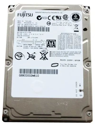 CA06889 - Fujitsu Mobile 160GB 5400RPM SATA 1.5GB/s 8MB Cache 2.5-inch Hard Drive