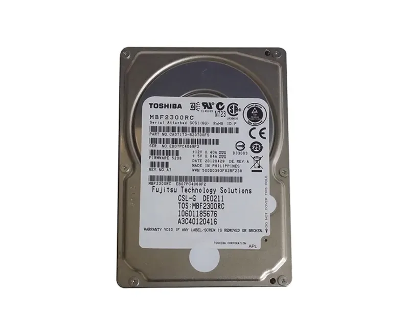 CA07173-B20700FS - Fujitsu 300GB 10000RPM SAS 6Gb/s 2.5-inch Hard Drive