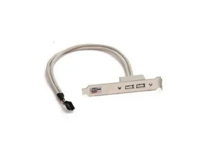 CBL-0083L Supermicro CBL-0083L 0.4m 2-Port USB 2.0 Cable w/ Bracket