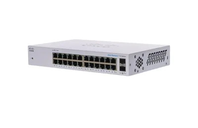 CBS110-24PP - Cisco Business 110 Series 24 x Ports 10/100/1000Base-T + 2 x Gigabit SFP combo Layer 2 Unmanaged Gigabit Ethernet Switch