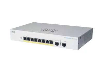 CBS220-8T-E-2G - Cisco Business 220 Series 8 x Ports 10/100/1000Base-T + 2 x SFP Layer 2 Managed Gigabit Ethernet Switch