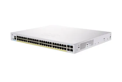 CBS250-48P-4G - Cisco Business 250 Series CBS250-48P 48 x Ports 10/100/1000 PoE+ + 4 x Ports Gigabit SFP Rack-Mountable Layer 3 Managed Gigabit Ethernet Network Switch