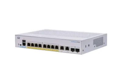 CBS250-8FP-E-2G - Cisco Business 250 Series CBS250-8FP 10 x Ports + 8 x Ports 10/100/1000 PoE+ + 2 x Ports Combo SFP Rack-Mountable Layer 3 Managed Gigabit Ethernet Network Switch