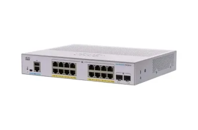 CBS350-16FP-2G - Cisco Business 350 Series PoE+ 16 x Ports 10/100/1000Base-T + 2 x SFP Managed Layer 2 Gigabit Ethernet Switch