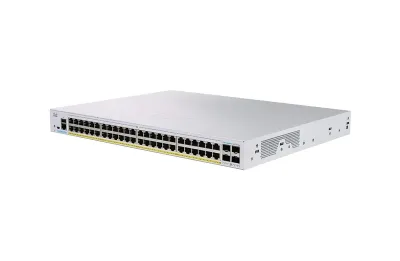 CBS350-48P-4X - Cisco Business 350 Series CBS350-48P-4X 48 x Ports 10/100/1000Base-T PoE+ + 4 x Ports 10 Gigabit SFP+ Rack-Mountable Layer 3 Managed Gigabit Ethernet Network Switch