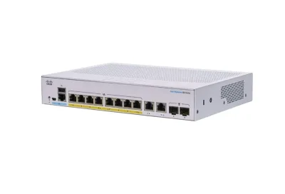 CBS350-8P-2G - Cisco Business 350 Series CBS350-8P-2G 8 x Ports 10/100/1000Base-T PoE+ + 2 x Ports Combo SFP Rack-Mountable Layer 3 Managed Gigabit Ethernet Network Switch